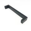 Kitchen Cabinet Drawer Stainless Steel Furniture Square Pull Black Cupboard Handles