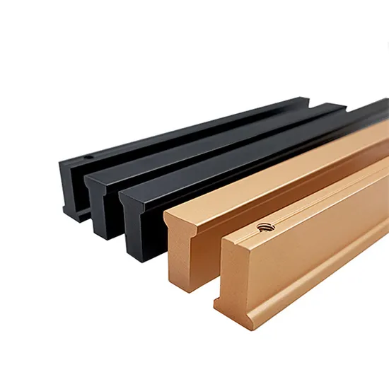 Aluminum Alloy Top Wardrobe Long Handle Cabinet Drawer Black Cabinet Door Handle