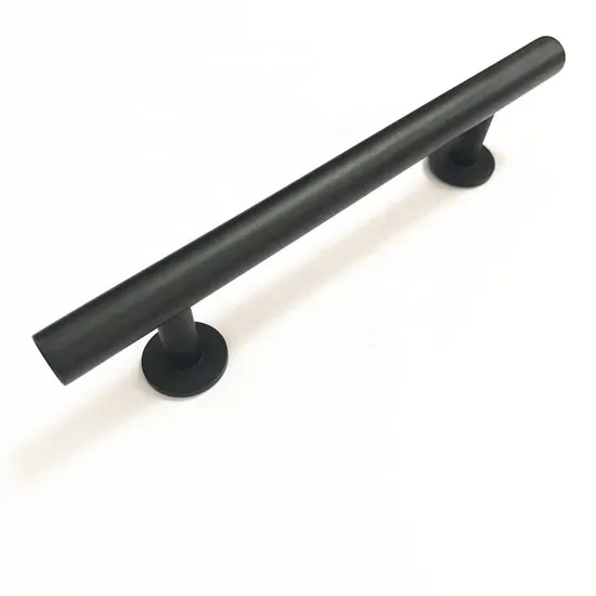 Brass Satin Gold Matt Black Stainless Steel Round T Bar Pull Handle