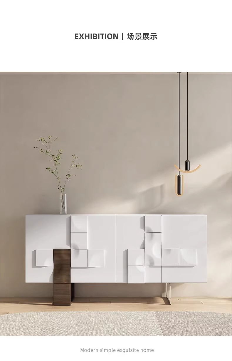Dining Room Side Cabinet Cabinet Powered Mixing Console Wall Cabinets for Dining Room@详情1