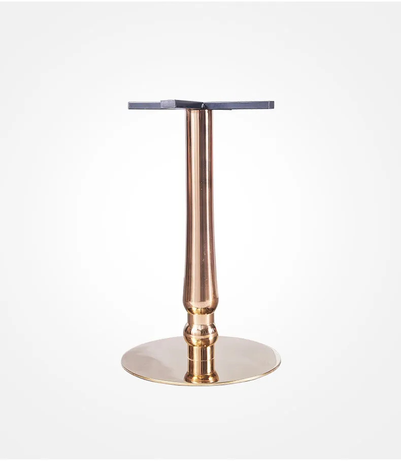 Furniture Coffee Dining Chrome Tulip Modern Metal Stainless Steel Gold Table Base