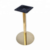 Chromed Furniture Dining Table Legs Stainless Steel Titanium Gold Round Table Base