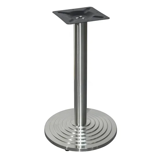 Stainless Steel Clad Composite Step Restaurant Table Base