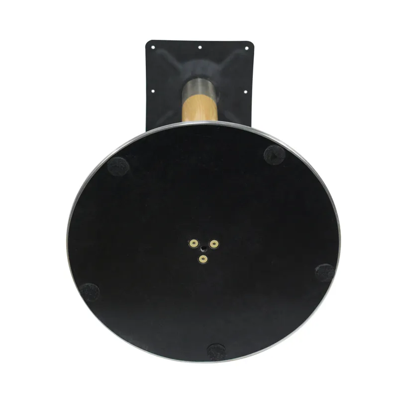 Coffee Solid Metal Dining Table Restaurant Round Stainless Steel Table Leg