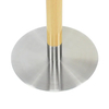 Coffee Solid Metal Dining Table Restaurant Round Stainless Steel Table Leg