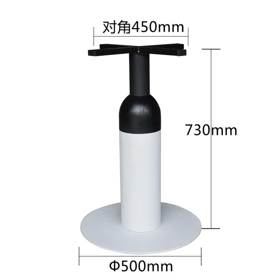 Wholesale Black and Whit Dining Table with Heavy Duty Iron Table Base