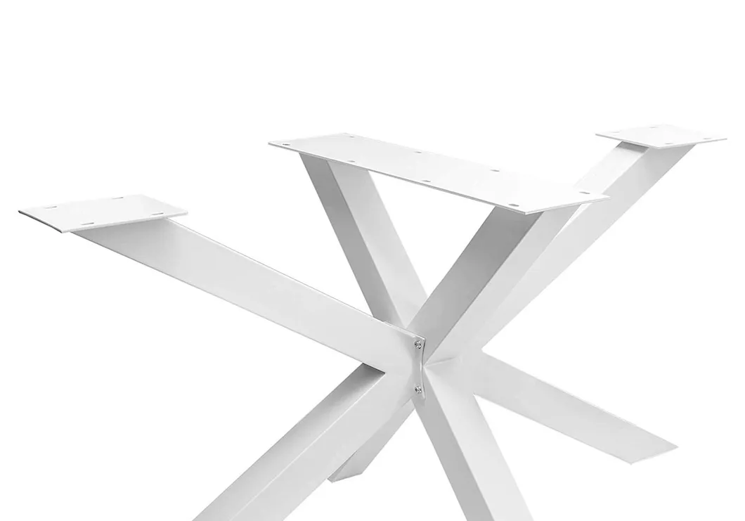Modern X Shape Restaurant Legs Gold Steel Metal Table Bases