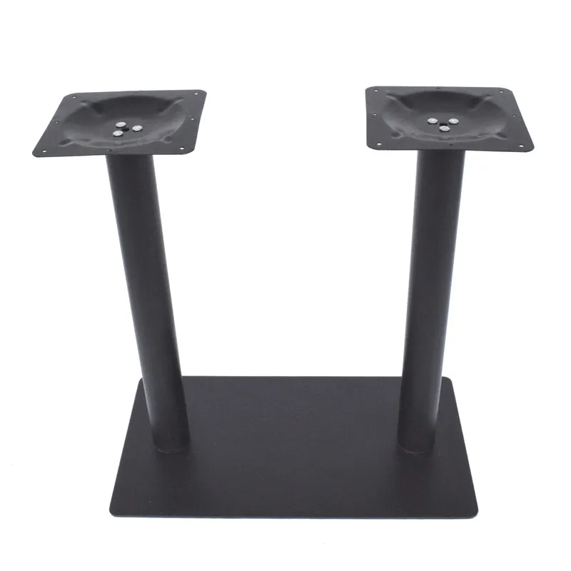 Wholesale Rectangular Double Legs Pedestal Table Leg and Inox Table Base