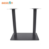 Wholesale Rectangular Double Legs Pedestal Table Leg and Inox Table Base