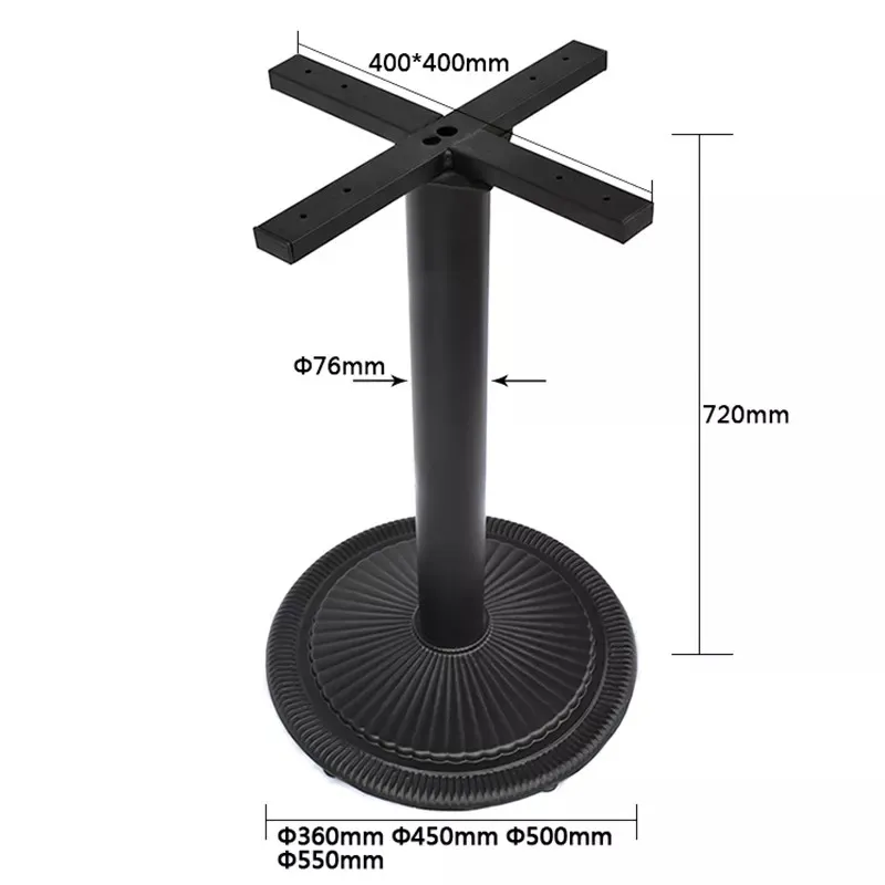 Wholesale Commercial Cast Iron Metal Table Base Metal Coffee Table Base