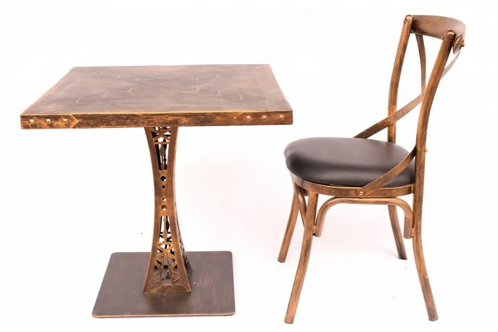 Iron Powder Coated Bronze Furniture Feet Decorative Metal Table Leg Table Base