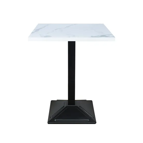 Manufactured Indoor Home Furniture Restaurant Table Modern White Round Dining Table