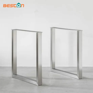 Furniture Brushed Polished Square Console End Side Bench Coffee Stainless Table Legs