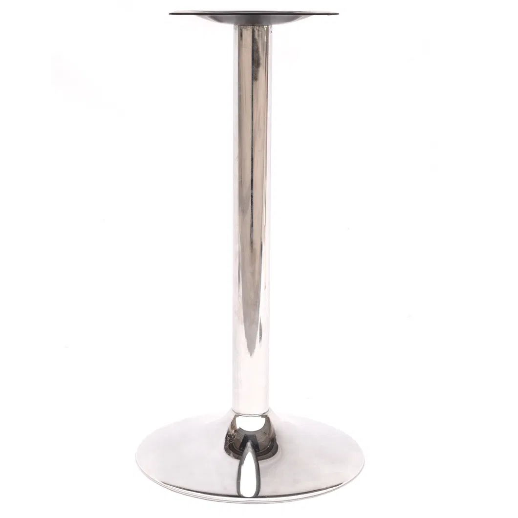 Iron Plating Table Base Sliver Dining Table Legs for Hotel Use