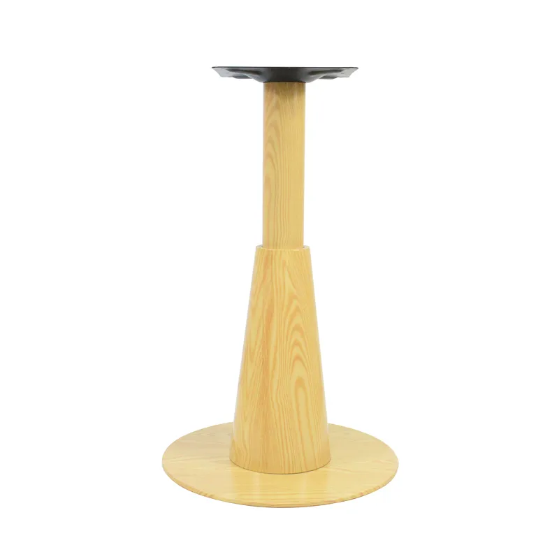 Wood Color Round Industrial Furniture Restaurant Table Legs 28 Inch for Sales