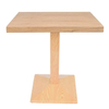 Iron Dining Table Rubber Wood Table Base for Restaurant