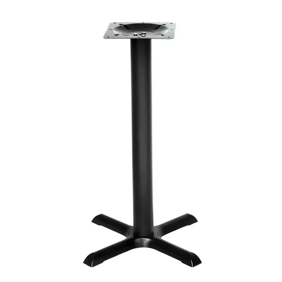 Competitive Price White Cast Iron Metal Pedestal Cross Leg Table Base