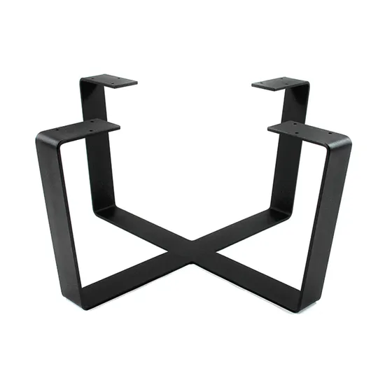 Mirrored Modern Large Pedestal Desk Metal Stainless Steel Chrome Table Base