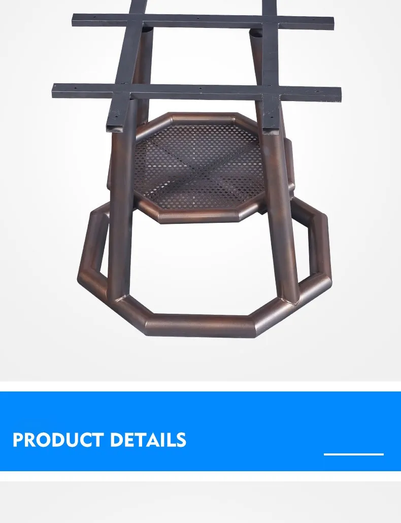 Furniture Steel Metal Tulip Crank Cast Iron Leg Coffee Height Table Base