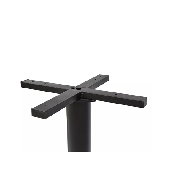 Modern Industrial Cross Table Leg Antique Cast Iron Table Base