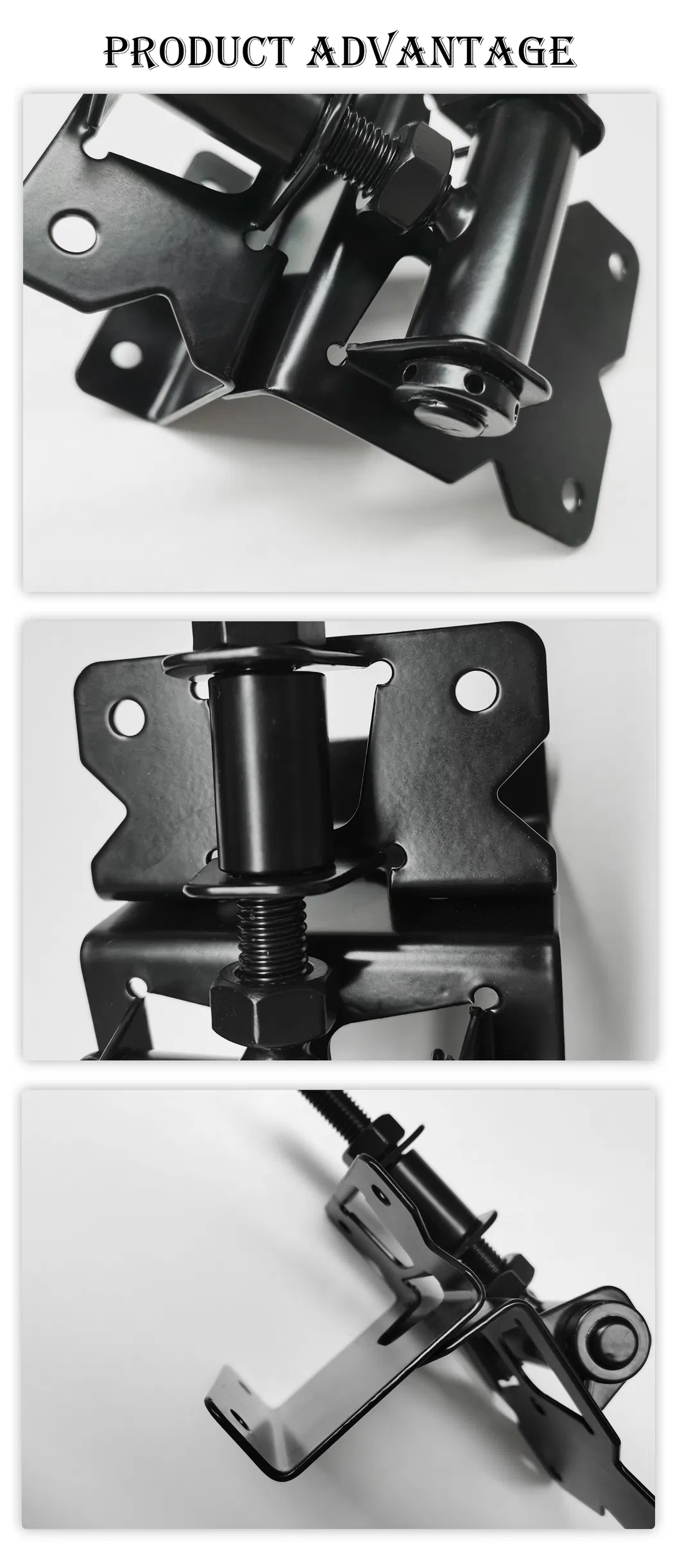 Gate Hinges Adjustable Self Closing Gate Hinges PVC Door Hinge