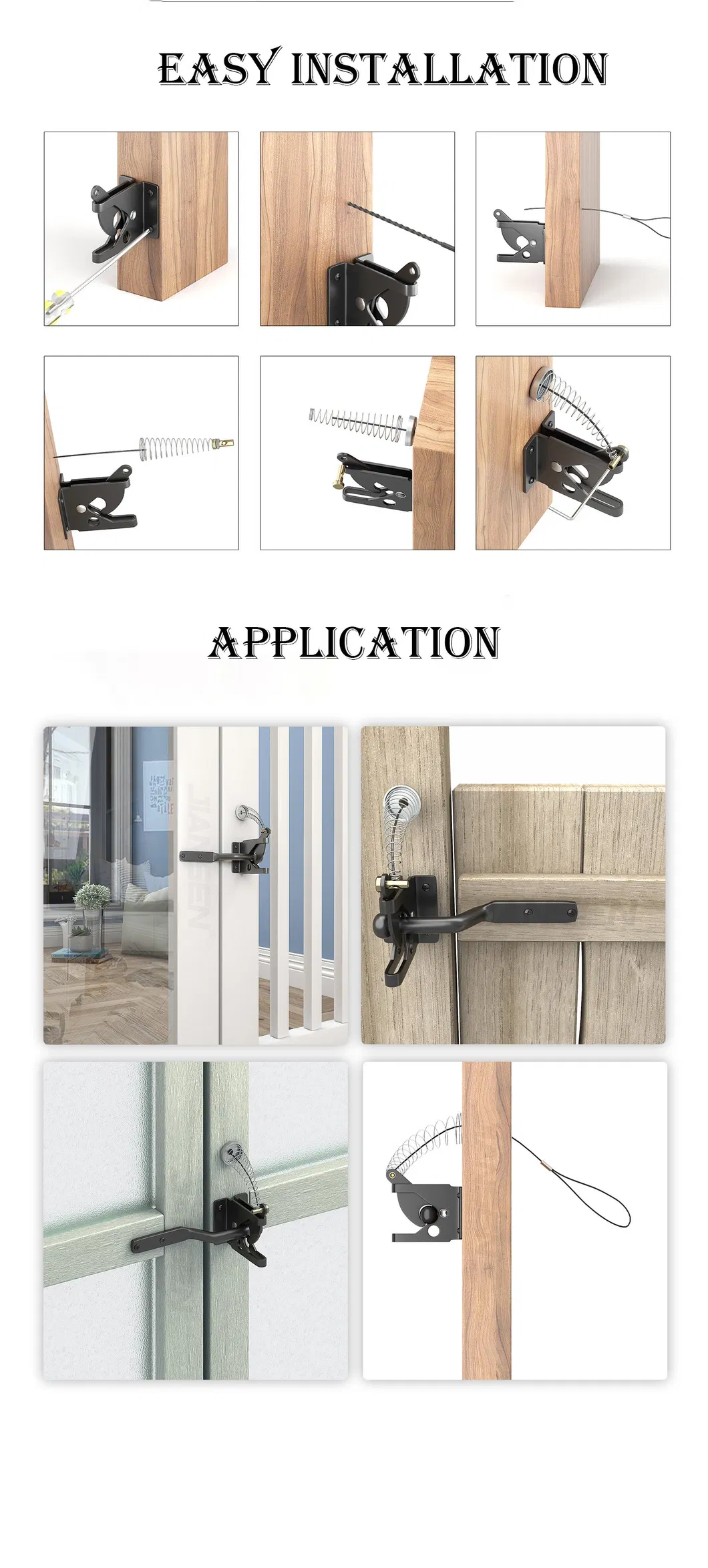 Small Gate Latch Fence Hinge