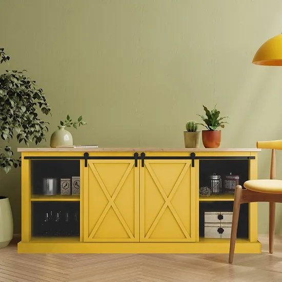Pocket Door Hardware Sliding with Mini Barn Door Hardware for TV Stand