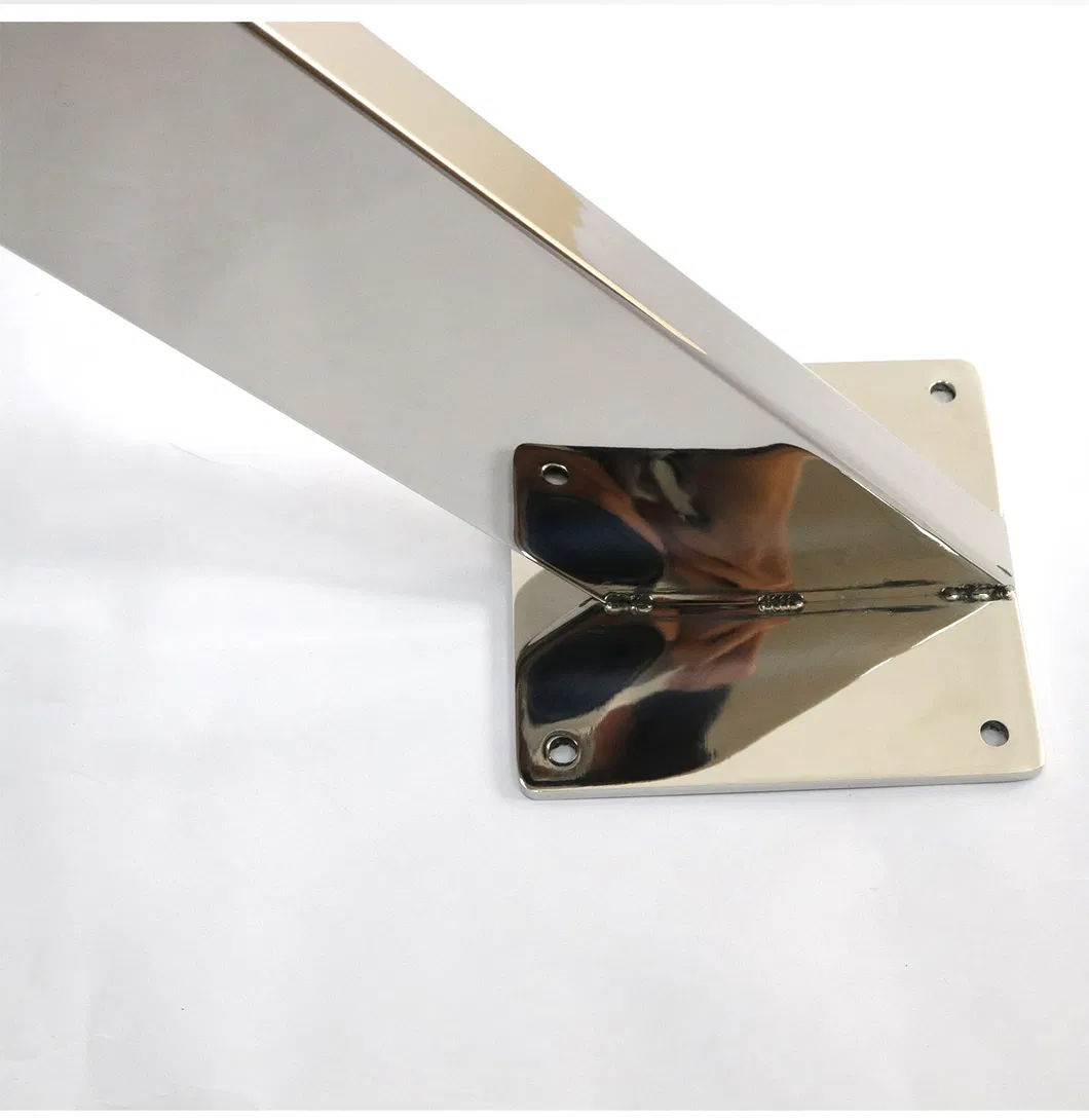Modern Frame X Shape Square Office Restaurant Stainless Steel Table Legs