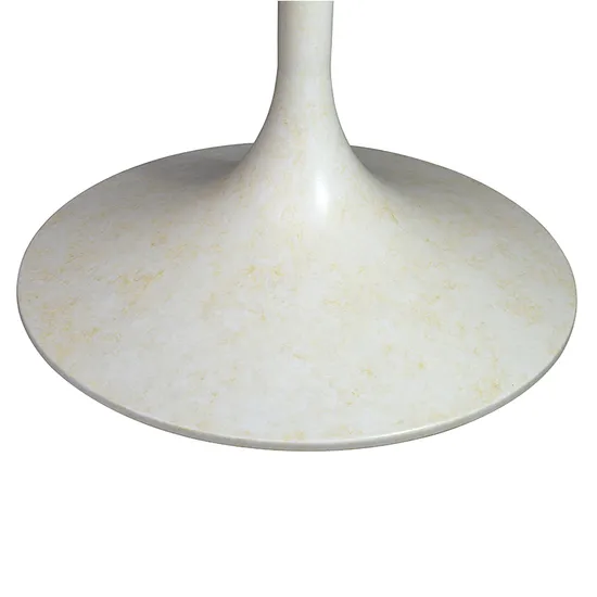 Newest White Iron Dining Trumpet Table Base