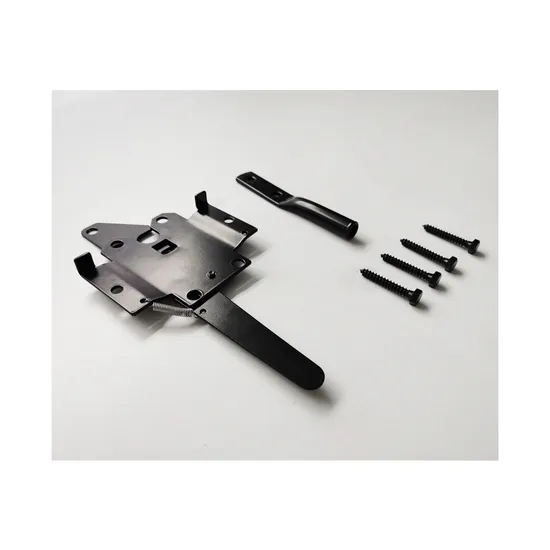 Spring Loaded Hatchet Standard Black Vinyl Adjustable Self-Locking Spring-Loaded Hatchet Gate ...