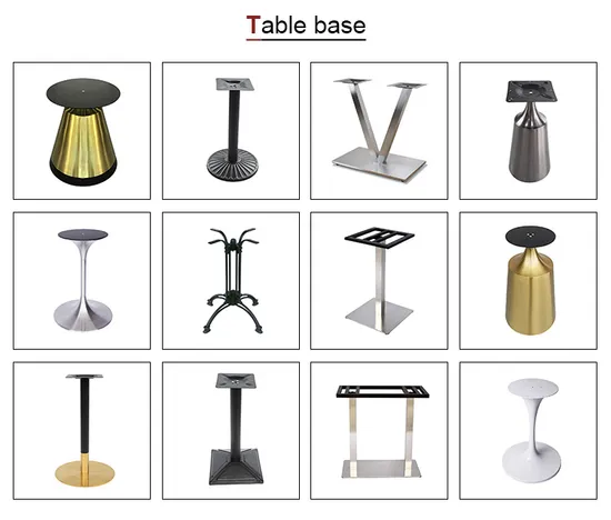 High Quality Restaurant Furniture Table Tops Custom Restaurant Table Base