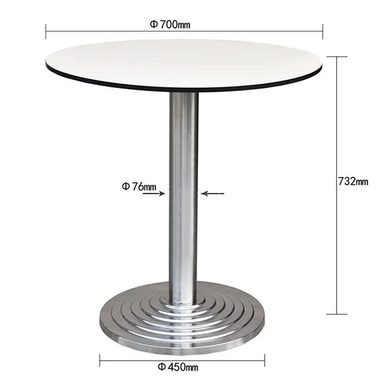 Unique Design Round Coffee Shop Dining Table Base
