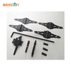 Gate Hinge Door Latch Metal Black Wooden Fence Hardware Set