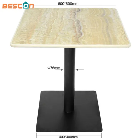 Polished & Brushed Stainless Steel Iron Table Legs Table Base for Granite Tops