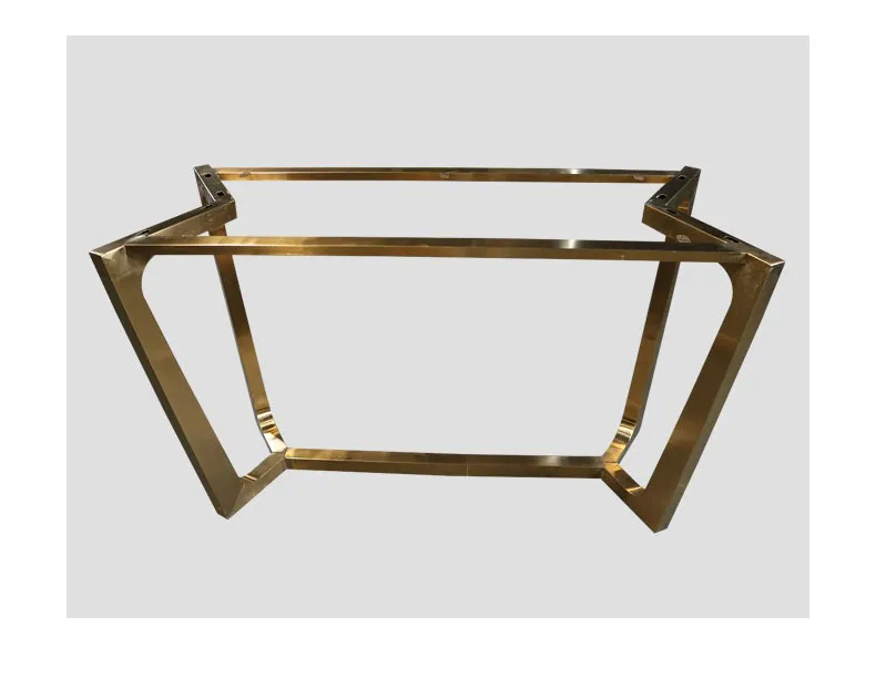 Dining Restaurant Desk Feet Industrial Coffee Metal Stainless Steel Dining Table Frame
