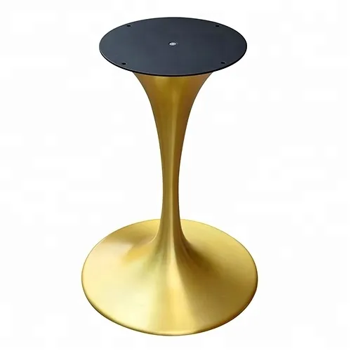 Iron Table Base Tulip Shape Dining Table Base Metal Furniture Legs