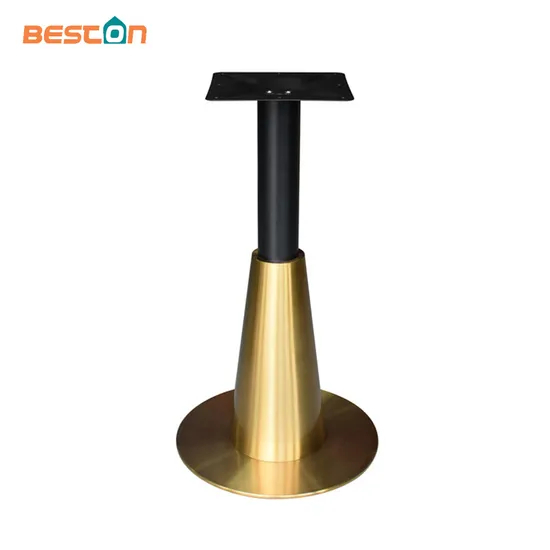 Luxury Style Marble Dining Table with Stainless Steel Brass Table Base