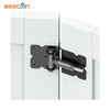 Morden Black Vinyl PVC Gate Hinges with a 90 Degree