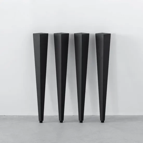 Industrial Modern Desk Metal Cast Iron Bench Dining Coffee Tapered Table Legs