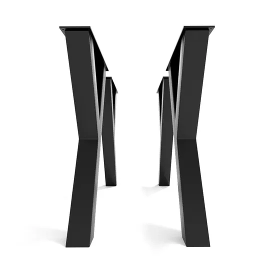 MID Century Farmhouse Y Base Metal for Wood Furniture Steel Table Legs