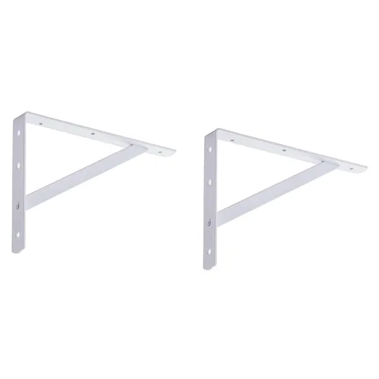 Wall Support Brackets Floating Shelf Steel Reinforced Metal Single-Side Triangle Bracket