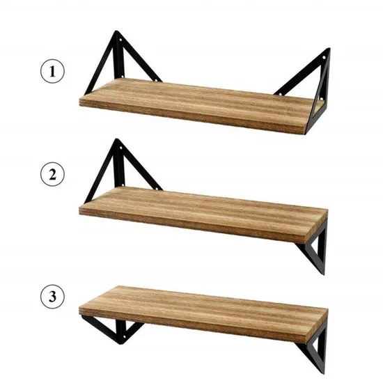 Floating Shelves Brackets Wall Mounted Rustic Wood Wall Storage Shelves Brackets