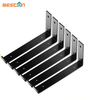 Matte Black Steel Shelf Brackets Wall Mounted Industrial Metal Shelf Brackets