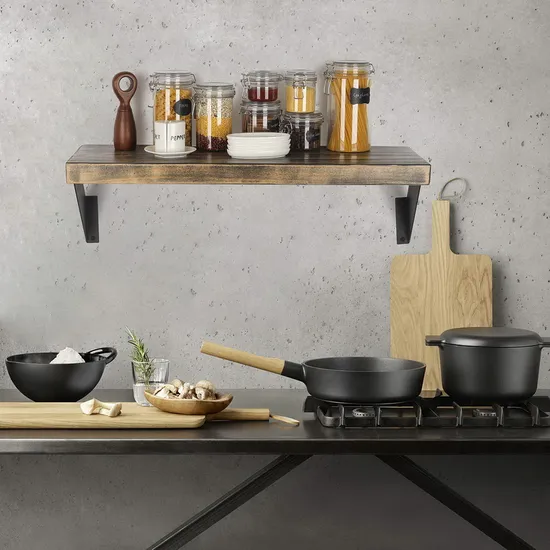 Metal Steel Shelf Brackets L Wall Bracket with Screw for Brace Industrial