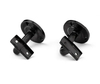 Armrest Bracket Wall Mount Removable Cast Iron Pipe Steel Metal Black Bracket