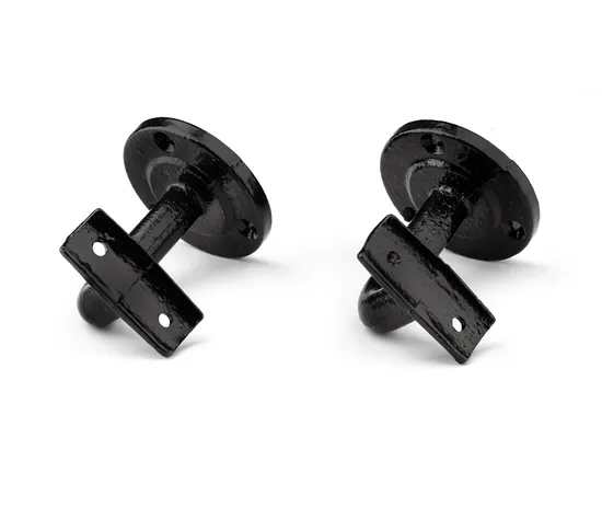 Armrest Bracket Wall Mount Removable Cast Iron Pipe Steel Metal Black Bracket