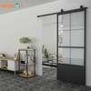 Barn Door Hardware Track Set French Glass Doors with Softclose Mechanism