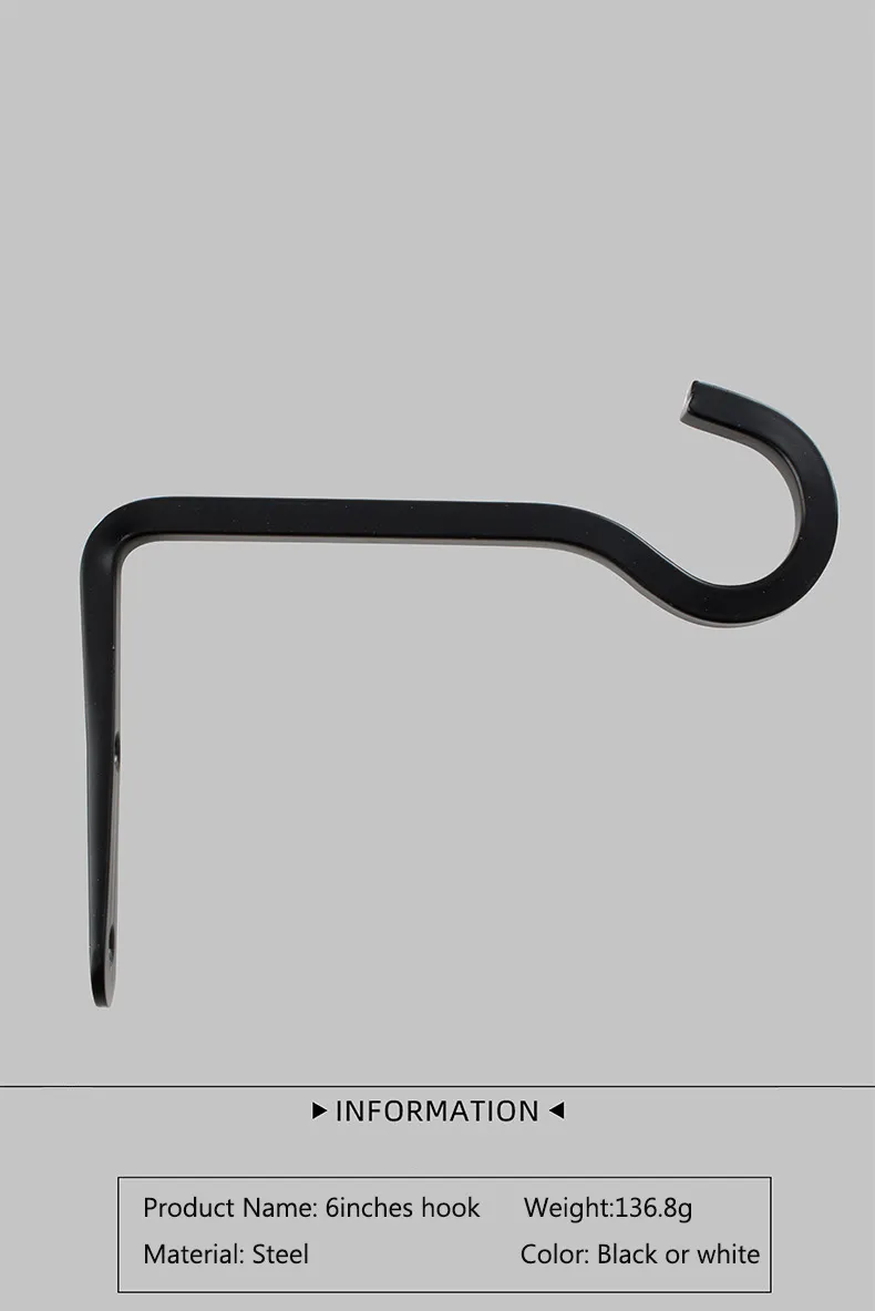 Swivel Plant Hook Hanging Plant Bracket for Flower Basket