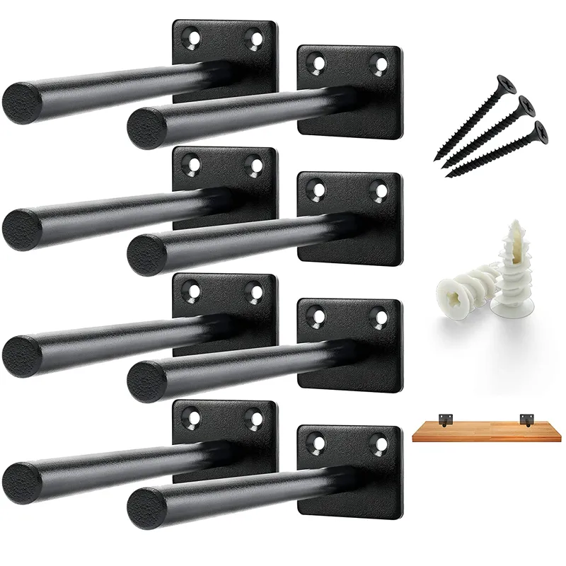 Metal Solid Steel Supports Wall Mounted Blind Hidden Invisible Floating Shelf Brackets