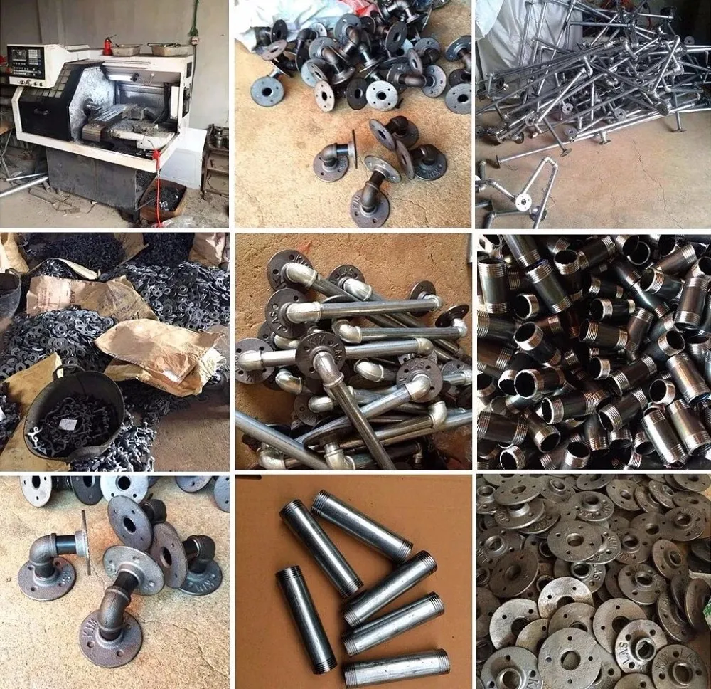 Rustic Metal Wall Supports Shelf Brackets